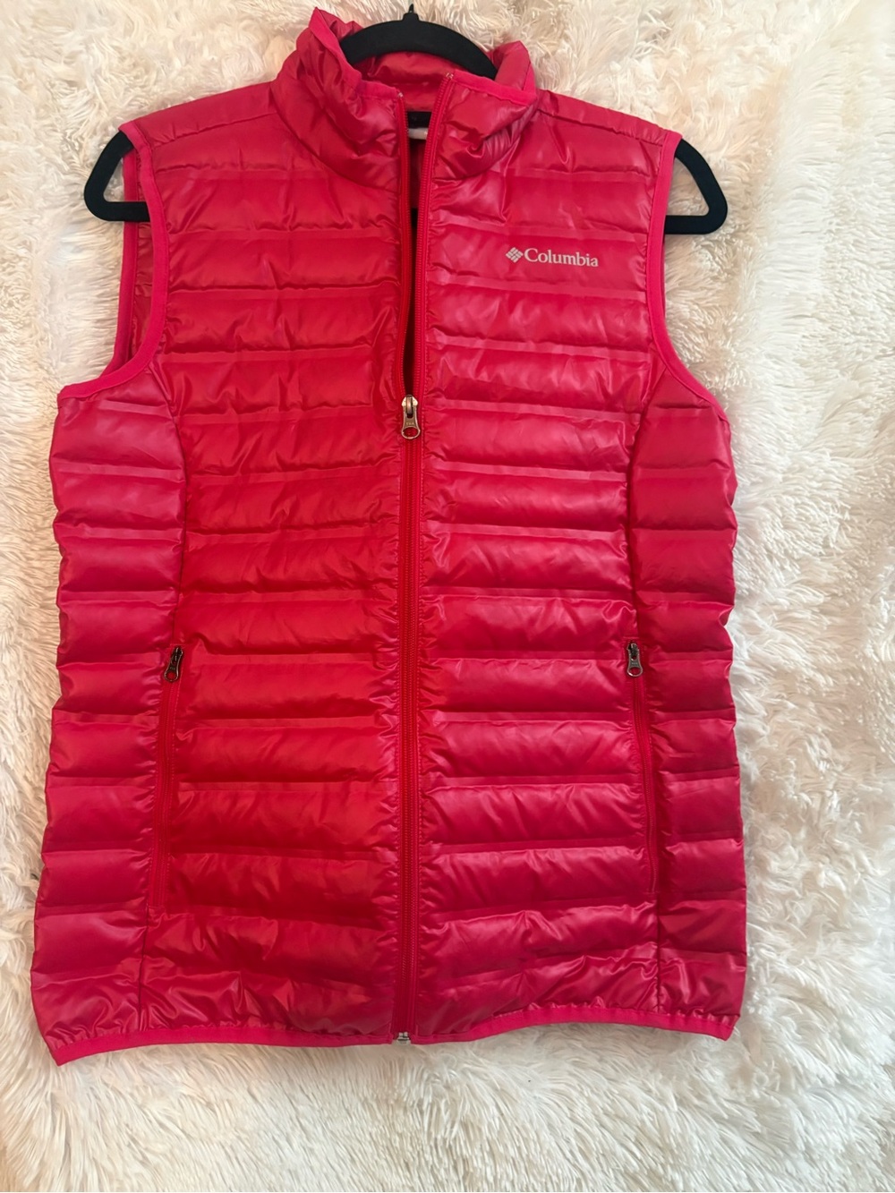 Columbia Women Lightweight Puffer Vest - Red-0001